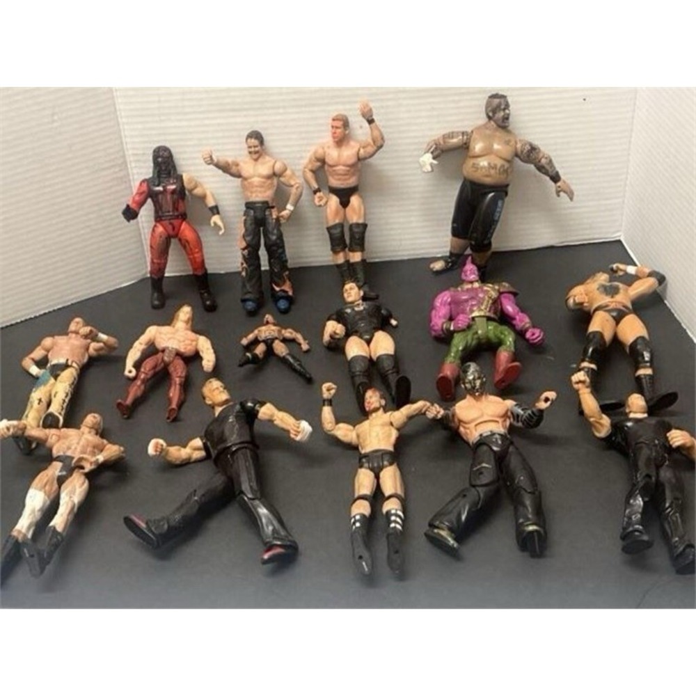 WWE WWF Wrestling Figure Lot 14 Loose Jakks Pacific Action Figures